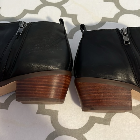 J.Crew Factory Black Leather Booties - Picture 4 of 6